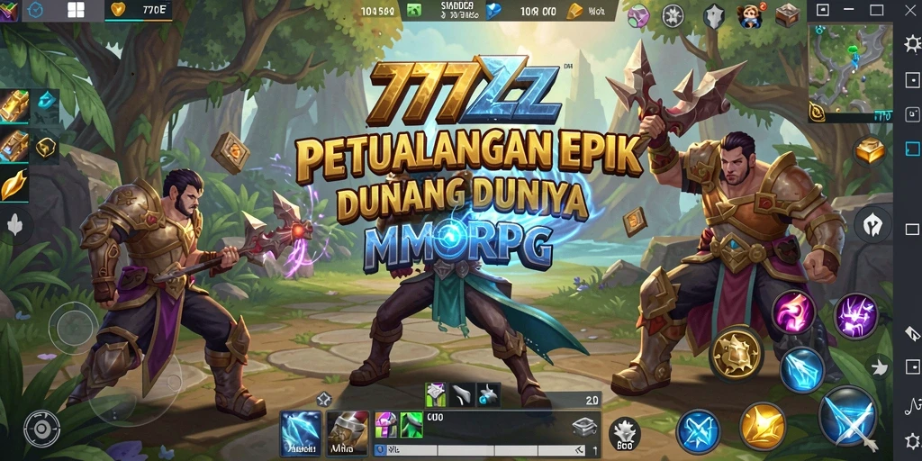 Tampilan gameplay <strong>777ZX</strong> yang penuh aksi dan petualangan.