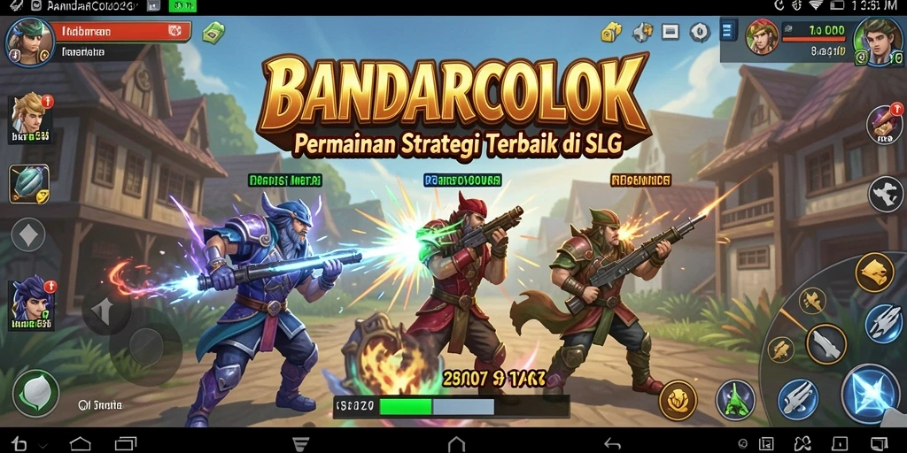 Tangkapan layar utama dari gameplay BANDARCOLOK yang intens.