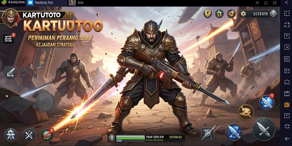 Tampilan gameplay KARTUTOTO yang seru dan penuh aksi.