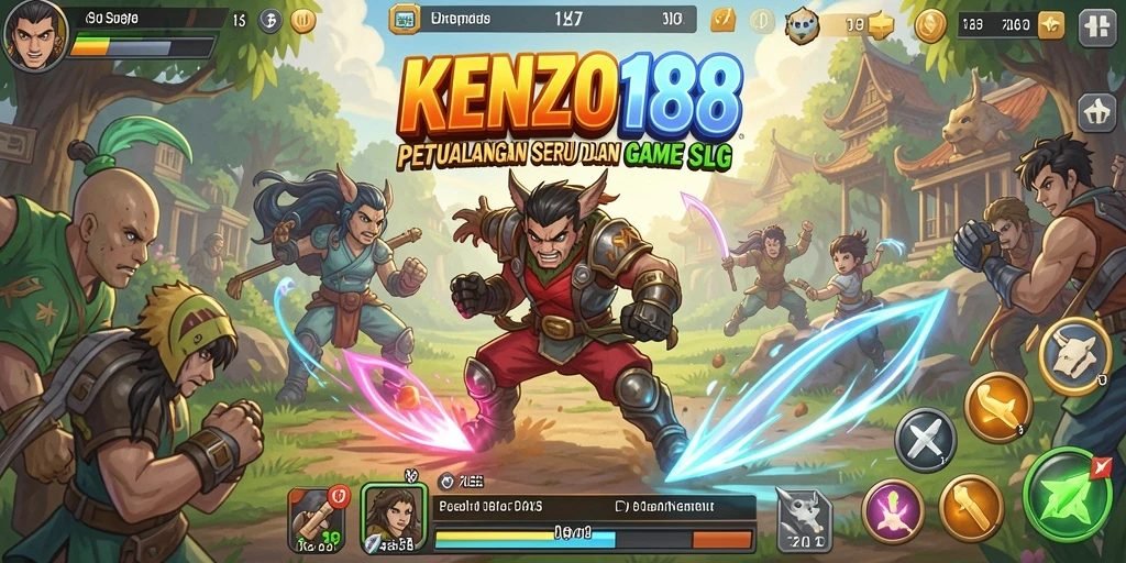 Tampilan utama gameplay KENZO188 dengan aksi seru dan strategi mendalam.