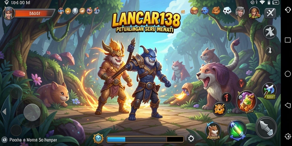 Screenshot gameplay dari LANCAR138 yang menunjukkan momen mendebarkan petualangan.
