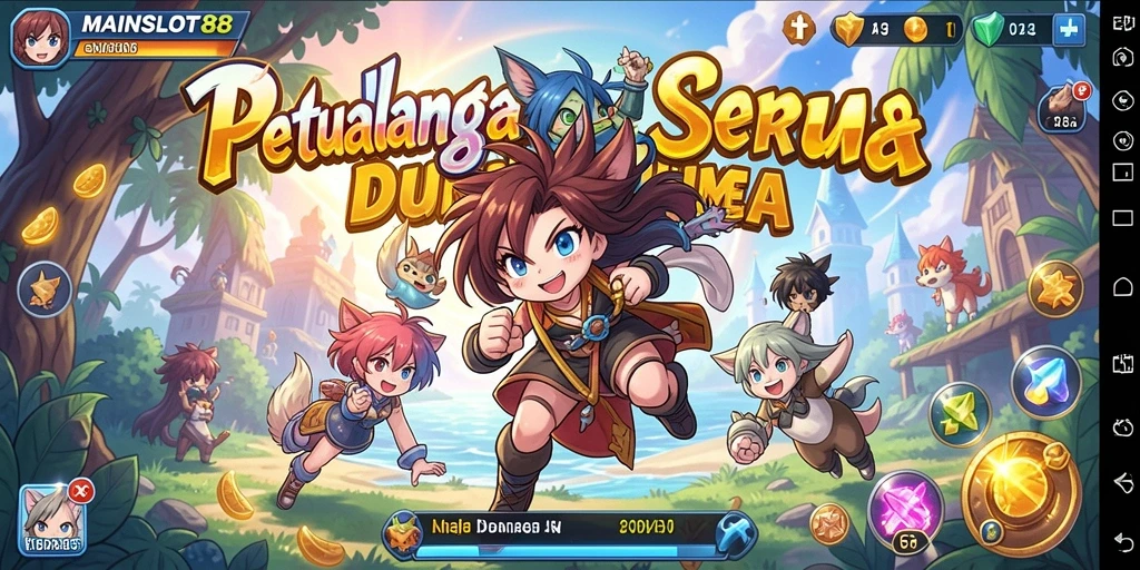 Tampilan menarik dari gameplay dalam MAINSLOT88 yang penuh warna.