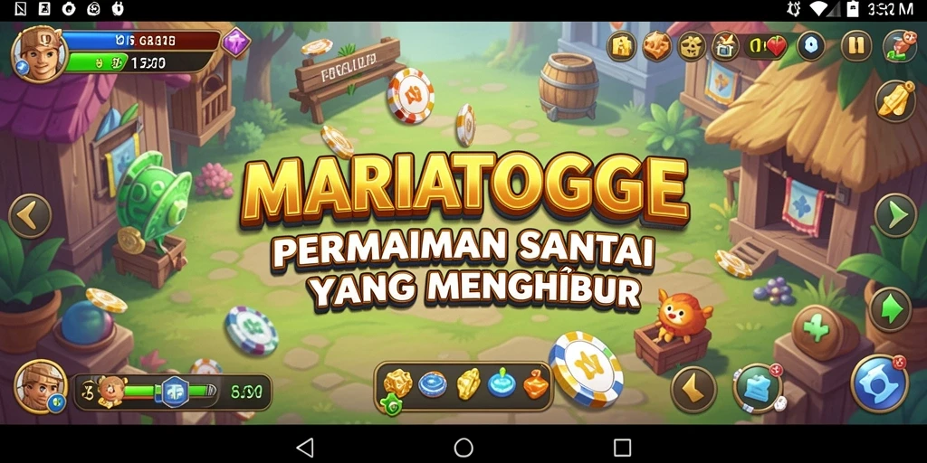 Tangkapan layar MARIATOGEL menampilkan gameplay yang menarik dan penuh warna.