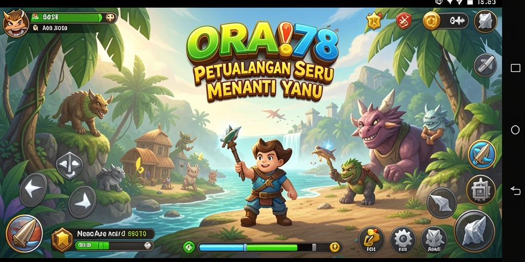 Gameplay ORA78 yang menarik dan seru di dunia petualangan.