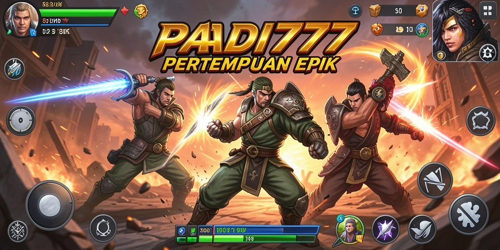 Menampilkan aksi bertarung mendebarkan dalam PADI777.