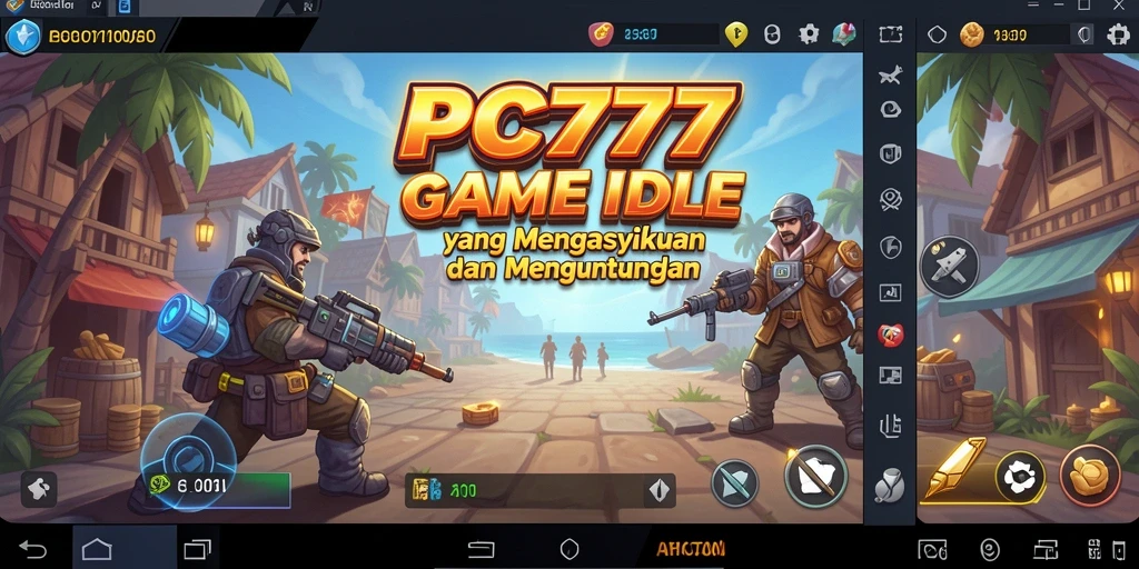 Tampilan gameplay PC777 yang sederhana dan menarik.