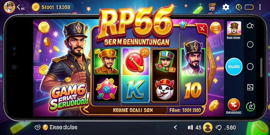 Screenshot gameplay RP66 menunjukkan putaran slot yang mendebarkan dan interaktif.