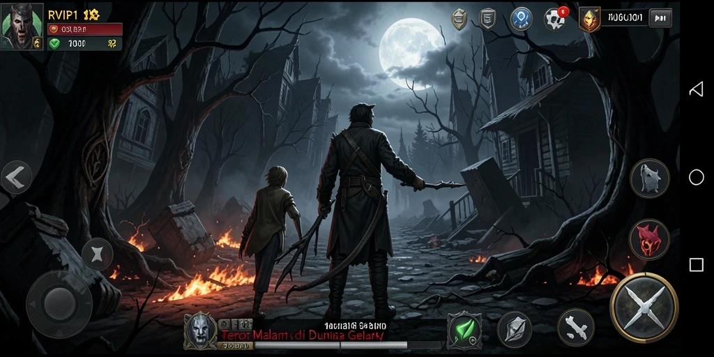 Gameplay RVIP1 yang menegangkan dengan atmosfer horor yang mencekam.