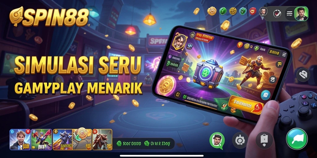 Menampilkan pengalaman gameplay Simulation yang menarik dan interaktif.