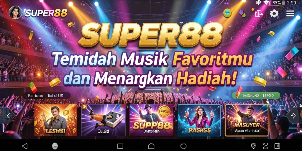 Tampilan gameplay SUPER88 yang menarik dan interaktif.