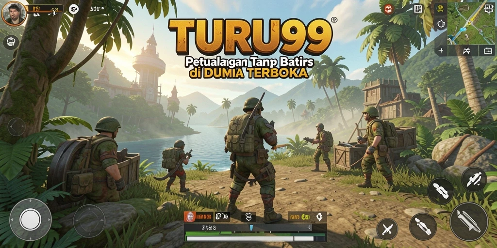 Gameplay seru di TURU99 menampilkan dunia terbuka yang luas.