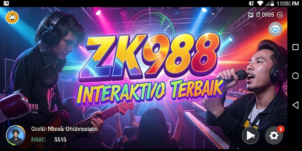 Tampilan gameplay interaktif ZK988 yang menyenangkan.