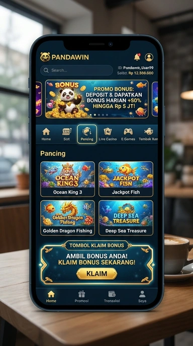 Pengguna menjelajahi aplikasi di pandawin dengan mudah.